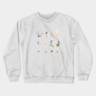 Garden Cottagecore Aesthetic | Watercolor Crewneck Sweatshirt